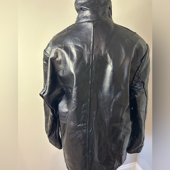 Maxam black leather jacket - Picture 2 of 6